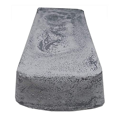 Benchmark Abrasives Gray Polishing Buffing Compound for White Color Hard Metal Polishing Stainless Steel White Gold Chromium Platinum Nickel Plate Sterling Silver, 1 Pound Bar (Gray Stainless) - style: Gray Stainless