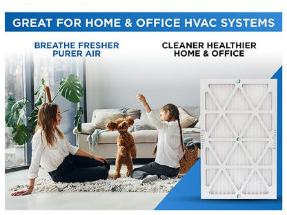 Glasfloss ZL 8x24x1 MERV 10 Pleated AC Furnace Air Filters. 6 Pack - style: 8x24x1