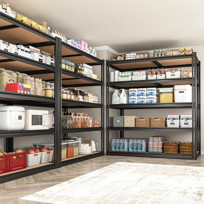 ROOMFAVE 40" W Garage Shelving 2300LBS Storage Shelves,5 Tier - size: 72.2" H x 40" W x 20" D