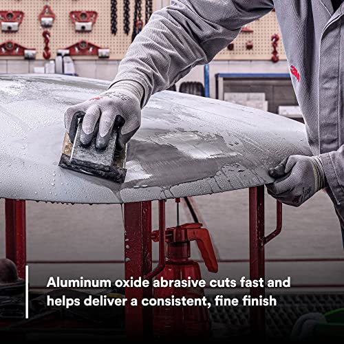 3M Wetordry Abrasive Sheet, 02020, 2000+ Grade, 9 in x 11 in - size: 9 in x 11 in