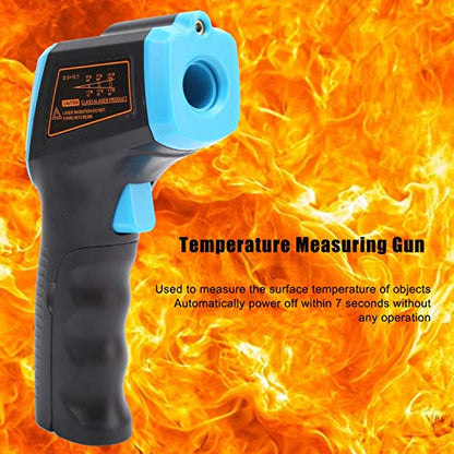 Infrared Thermometer, Temperature Gun Strict Quality Control for Hot Engine Parts(Blue)