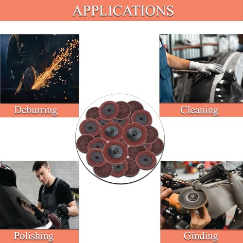 25-Pack 2" Medium Surface Conditioning Sanding Discs