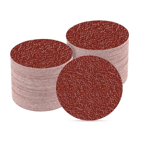 100 PCS 3 Inch Sanding Discs 40 Grit Sandpaper - style: 40 Grit