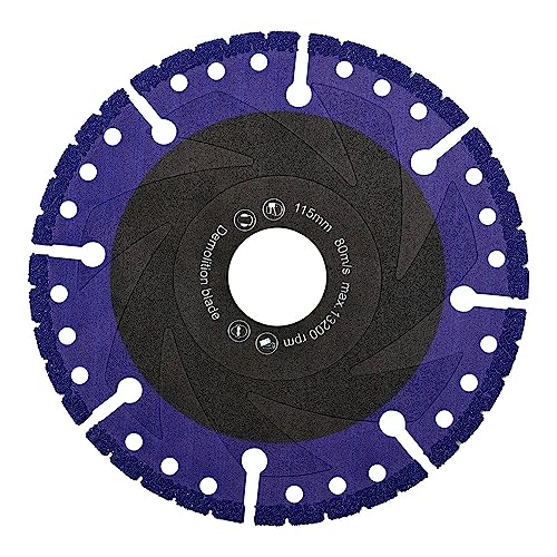 YIJING 4-1/2 Inch Metal Diamond Cutting Blade,Diamond Blade for Metal,Steel,Sheet Metal,Angle Iron,Stainless Steel - size: 4.5 inch
