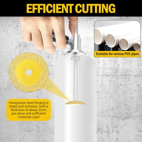 10 Pack Diamond Cutting Wheels for Inside Pipe Cutter