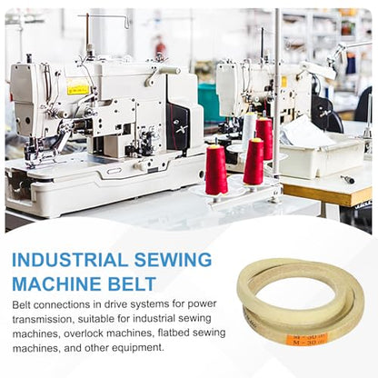 uxcell 4Pcs M30 Industrial Sewing Machine Belt 30.5" Outer Girth Rubber - size: M30