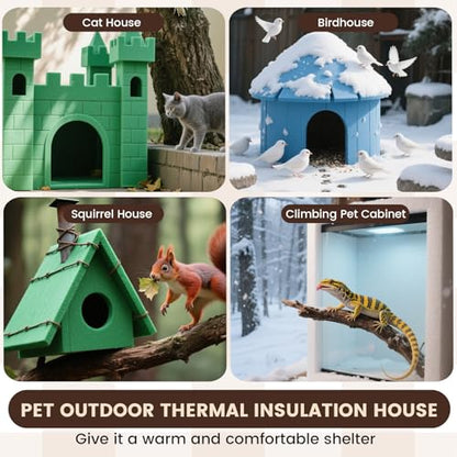 Multi Purpose XPS Foam Board,2 Pack 15.6x11.7x2in Thick Craft Foam Sheets - size: 15.6x11.7x2in-2pcs