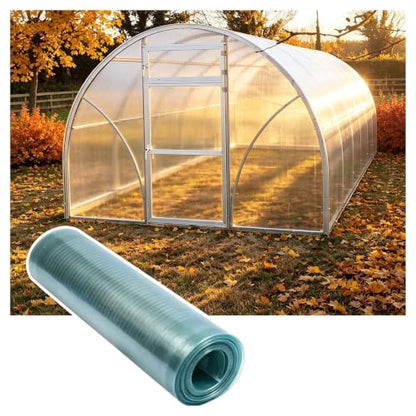 Polycarbonate Roofing Sheet, 3.3X16.4FT Clear Greenhouse Panels - size: 3.3X16.4FT