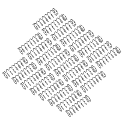 uxcell 25Pcs Compression Spring, 304 Stainless Steel 6mm OD 0.8mm Wire 20mm Length Mechanical Spring for Shop Home Repair Project, Silver Tone - size: 6mm OD 0.8mm Wire 20mm Length