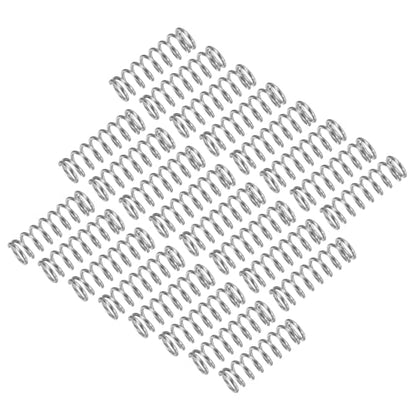 uxcell 25Pcs Compression Spring, 304 Stainless Steel 6mm OD 0.8mm Wire 20mm Length Mechanical Spring for Shop Home Repair Project, Silver Tone - size: 6mm OD 0.8mm Wire 20mm Length