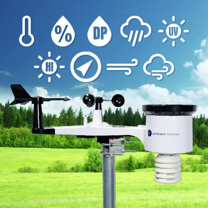 Ambient Weather WS-2902 Wi-Fi Smart Weather Station - style: WS-2902-ARRAY+2902C