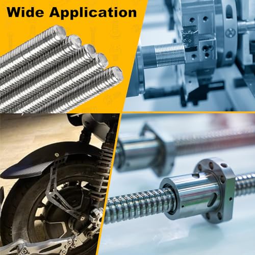 M3x150mm Fully Threaded Rod for Anchor Bolts Clamps Hangers U Bolts RC Car - size: M3*150MM