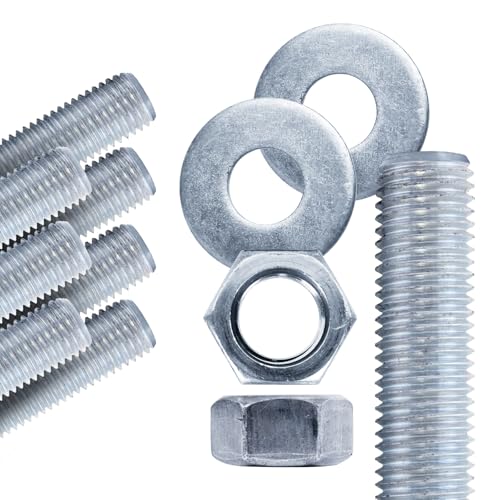 Conquest A307 Zinc Plated Threaded Rod 1/2"-13 x 12 - size: 1/2"-13 x 1'