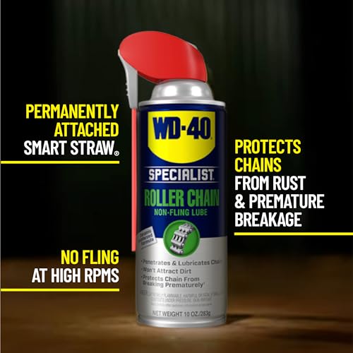 WD-40 Specialist Roller Chain Non-Fling Lubricant, 10 OZ [6-Pack] - size: 6-Pack
