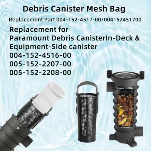 004-152-451-700 Fine Mesh Bag Replacement for Paramount Pool Skimmer - size: 2PCS
