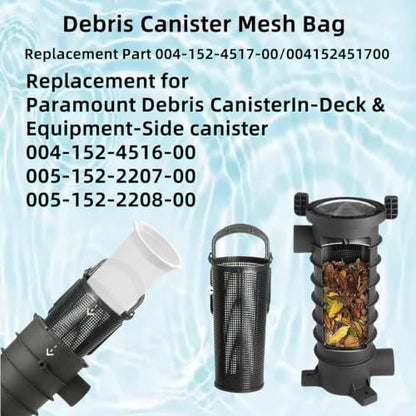 004-152-451-700 Fine Mesh Bag Replacement for Paramount Pool Skimmer - size: 2PCS