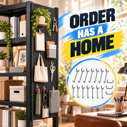 Book Shelf, Metal Bookshelf with Double-Layer Columns, Adjustable Bookcase - size: 40"Wx 16"Dx 72"H