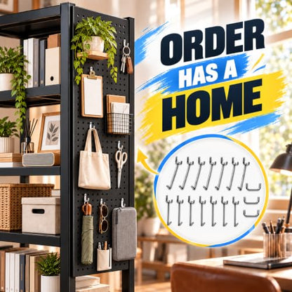 Book Shelf, Metal Bookshelf with Double-Layer Columns, Adjustable Bookcase - size: 40"Wx 16"Dx 72"H