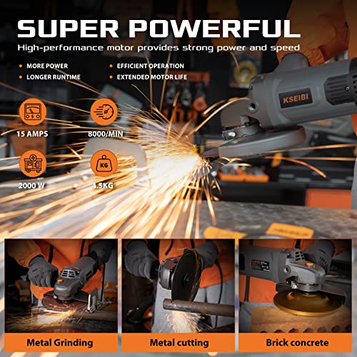 KSEIBI 711955 Angle Grinder 7 inch - style: Angled