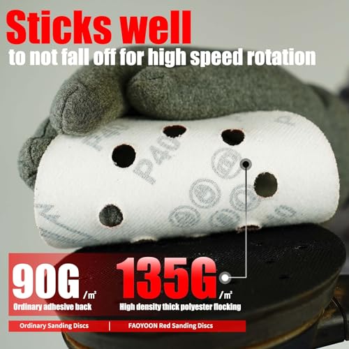 Sanding Disc 5 Inch 8 Hole, 100 Pcs Orbital Sanding Discs Hook and Loop, Sandpaper for polishing and Grinding, 800 Grit Sand Paper for Random Orbital Sander - style: 800 grit 100 Pcs