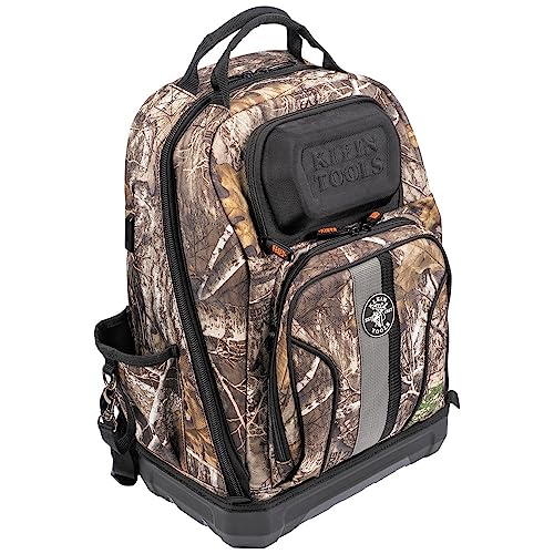 Klein Tools 62800BPCAMO Backpack Tool Bag, 40 Pockets, Camo - style: Full-Size Camo
