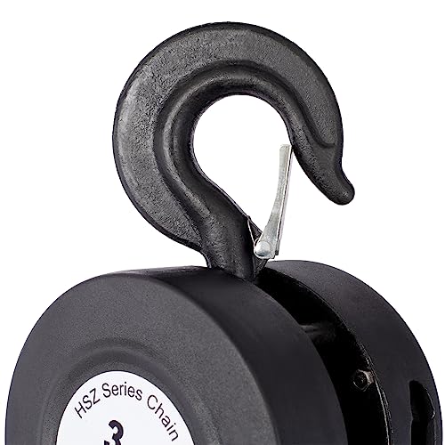 Gecheer Manual Chain Hoist 5-Ton (11000 lbs) Capacity, 10-Foot Lifting Height, Heavy-Duty Steel Construction with Dual Forged Hooks