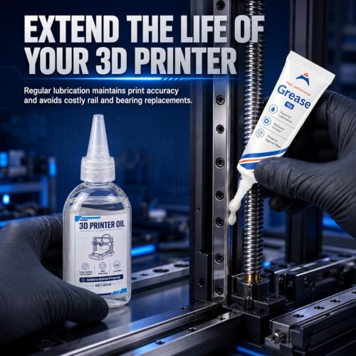 3D Printer Grease and Oil, Temperature Resistant, Dustproof, Reducing Wear