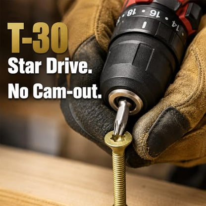 Yaocom 74 Pcs Trailer Deck Screws Self Tapping, #14x2-3/4-2lbs - size: #14x2-3/4"-2lbs
