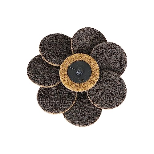50 Pcs 2Inch Brown Quick Change Surface Prep Conditioning Discs