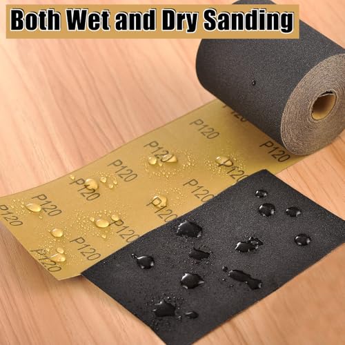 MAXMAN 1000Grit Sandpaper Roll,Silicon Carbide,Longboard Sandpaper for Wood - style: 1000 Grit