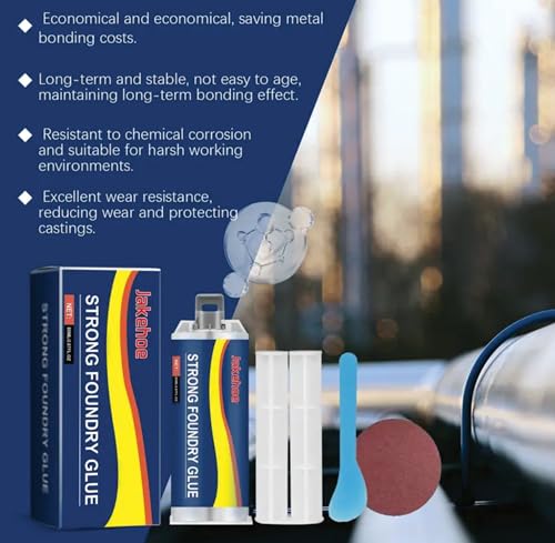 Magic Metal Welding Glue – Strong Metal Epoxy Adhesive for Welding Repairs, Wood, Plastic, Industrial Bonding and Long-Lasting Performance