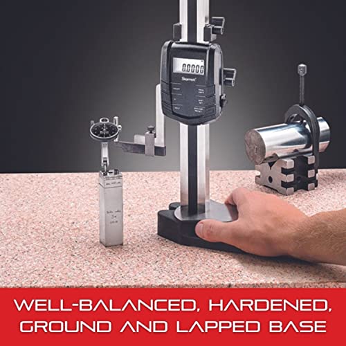 Starrett Electronic Digital Height Gage, 0-12" Range, .0005" Resolution - size: 0-12" Range