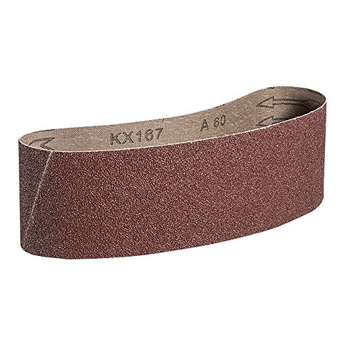 Mercer Industries 110060-4" x 24" Aluminum Oxide Sanding Belts, 60 Grit (10 Pack) - size: 4 x 24, style: 60 Grit