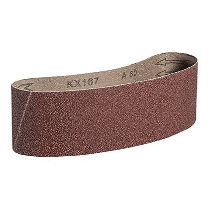 Mercer Industries 110060-4" x 24" Aluminum Oxide Sanding Belts, 60 Grit (10 Pack) - size: 4 x 24, style: 60 Grit