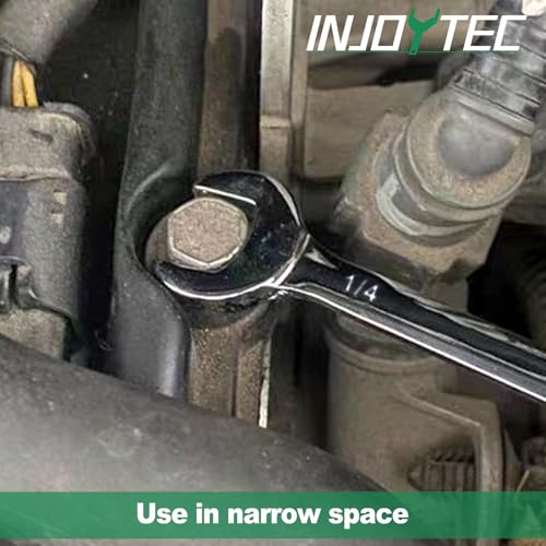 Mini Double Open End Wrench Super-Thin SAE Wrench Set - style: SAE