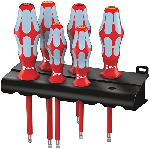 Wera 05022745001 3165 I/6 SCREWDRIVER SET STAINLESS AND RACK 6 PIECES