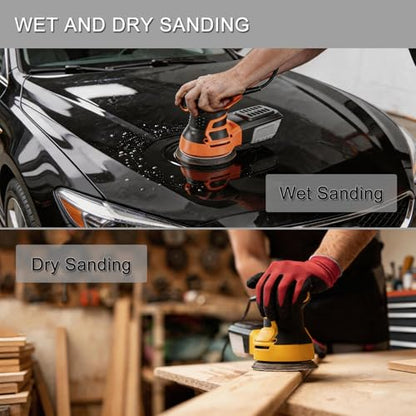 100Pcs 5 Inch Sanding Discs Hook & Loop 8-Hole Wet Dry Sandpaper 1500 Grit - style: 100Pcs 1500 Grit