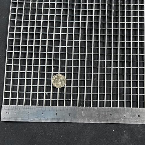 Stainless Steel Hardware Cloth 30"x15"-1/2" 14Ga Heavy Welded Wire Fence Chicken Wire Fencing Metal Screen for Screen Door Mesh,Gopher Trap,Grill,Bird Netting,Pet Screen,Metal Grate,Drain Mesh - size: 30"x15", style: 14 Gauge, 1/2 inch Holes