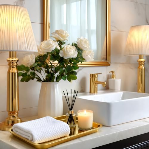 6 Pcs 8.6 X 6.4 Inch Small Baking Sheet Gold Stainless Steel Pan - color: Gold, size: 8.6 x 6.4 Inch
