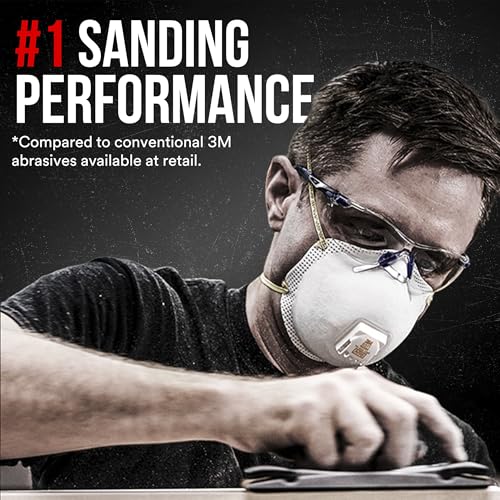 3M Pro Grade Precision Faster Sanding Sheets, 220 Grit, 11 x 9 in (20 Pack) - size: 20