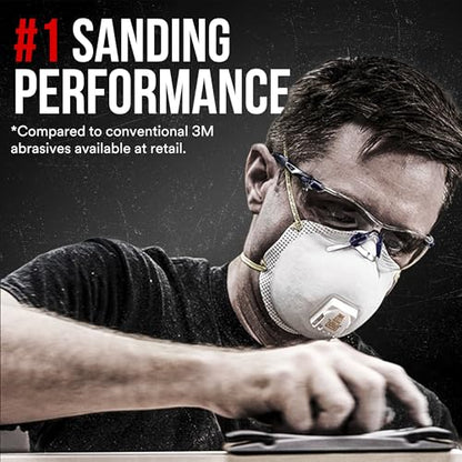 3M Pro Grade Precision Faster Sanding Sheets, 80 Grit, 11 x 9 in (20 Pack) - size: 1-Pack (20 Sheets Total)