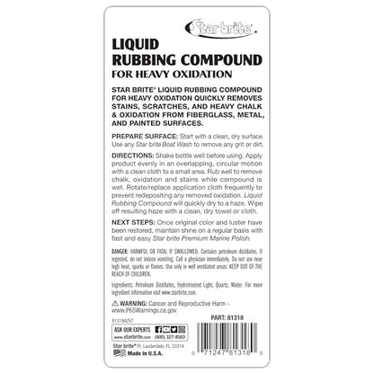 STAR BRITE Liquid Rubbing Compound Medium Oxidation - style: For Heavy Oxidation