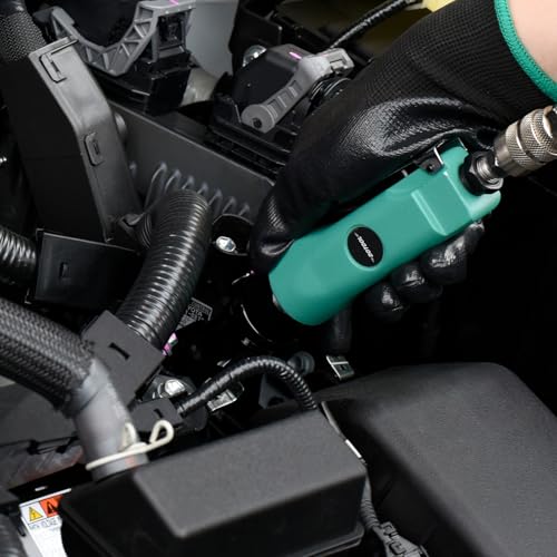 Dotool 3/8" Air Ratchet Wrench,Professional Pneumatic Ratchet Wrenches，Square Drive 160 RPM Lightweight, Compact，Forward/Reverse Control (green) - color: Green