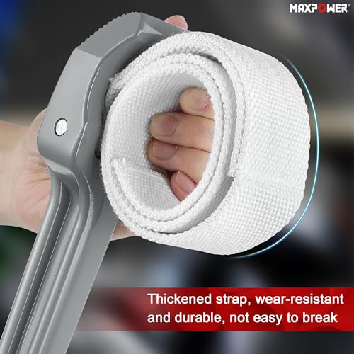 MAXPOWER 18-inch Strap Wrench, Adjustable Nylon Strap Pipe Wrench - size: 18"