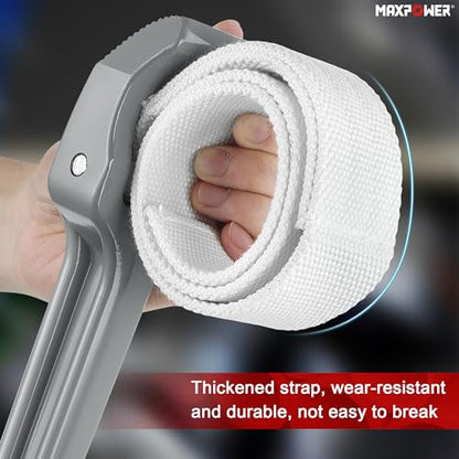 MAXPOWER 18-inch Strap Wrench, Adjustable Nylon Strap Pipe Wrench - size: 18"