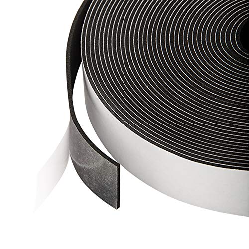 High Resilience Foam Tape Roll, 1 Inch x 1/16 Inch (1.5mm), Weather Stripping Seal for Door Insulation, 33 Feet Long - size: 1in * 1/16in *33FT