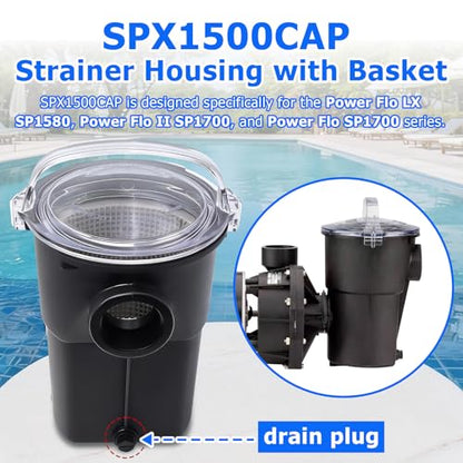 SPX1500CAP Strainer Housing with Basket