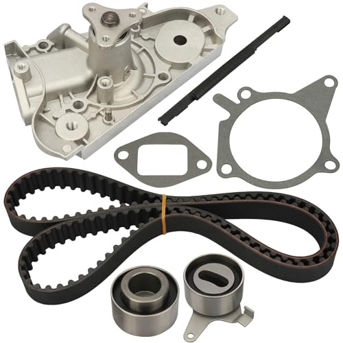 IRONTEK TCK179 Timing Belt Kit with Water Pump for 1994-2005 for Mazda Miata, 1994-1995 for Mazda MX-3, 1995-1998 for Mazda Protege, 1995-1997 for Kia Sephia, 1995-1997 for Kia Sephia, 95179K1 TB179K1 - size: TCK179