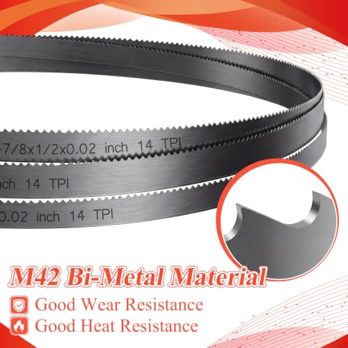 5 Pack Bi-Metal Portable Band Saw Blades, 32-7/8'', 14 TPI - size: 32-7/8'', style: 14 TPI