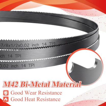 5 Pack Bi-Metal Portable Band Saw Blades, 32-7/8'', 14 TPI - size: 32-7/8'', style: 14 TPI